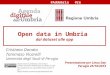 Linux Day 2014: open data in Umbria - dai dataset alle app