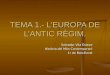 Tema 1.- L'Europa de l'Antic Règim