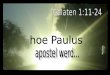 hoe Paulus apostel werd