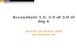 Accountant 1.0, 2.0, 3.0 of Big4