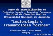 Protocolos - Lesionología o Traumatología forense