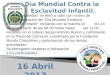16 abril 2013- Marcha ContraEsclavitud Infantil
