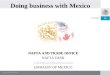 Doing business with Mexico