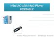 Ac and mp3 player portable