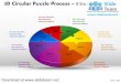 3 d pie chart circular puzzle with hole in center process 8 stages style 2 powerpoint diagrams and powerpoint templates