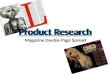 Product research (page spread)
