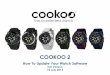 COOKOO 2 - How to Upgrade Watch Software (iOS)