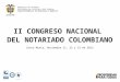 II Congreso Nacional del Notariado Colombiano