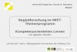 Begleitforschung im IMST-Themeprogramm: Kompetenzorientiertes Lernen mit digitalen Medien