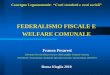 Federalismo fiscale e welfare comunale