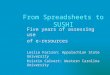 From Spreadsheets to SUSHI: Five Years of Assessing Use of E-Resources