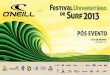 O'Neill Festival Universitário de Surf 2013