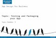 Lecture 9 testing_packaging_app
