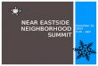 Near Eastside Neighborhood Summit - December 12, 2013