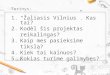 "Žaliasis Vilnius" projekto aprašymas (sutrumpinta versija)