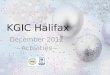 KGIC Halifax Campus Activities Calendar December 2012