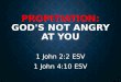 Propitiation- God's not angry at you!