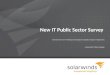 New IT Survey: Public Sector