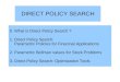 Direct policy search