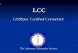 LIMSpec Certified Consultant Course Lesson 1