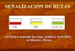 Rutas en Morcín y Riosa: señalización