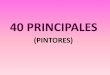 LOS 40 PRINCIPALES:20 Pintores