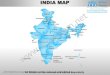 India country editable powerpoint maps with states and counties templates