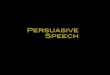 Persuasive Speech Visuals
