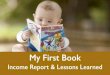 My First Book Income Report and Lessons Learned