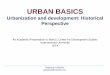 Urbanization and development historical perspective