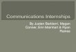 Internships in Communications