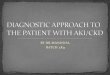 Diagnostic approach to the patient with aki