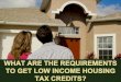 What are the Requirements to Get Low Income Housing Tax Credits in Maricopa County and in Arizona?