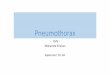Pneumothorax case based