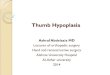 Thumb hypoplesia