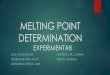 Melting Point determination- Acetanilide, Benzoic Acid and Salicylic Acid