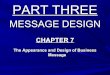 Chapter 7, the appearance and design of business message