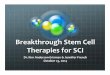 Webinar about stem cell therapies for spinal cord injury_Oct2014