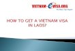 How to get a Vietnam visa in LAOS | Vietnam-Evisa.Org - Discount 15% with code: 9KT151