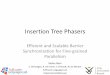 Insertion Tree Phasers: Efficient and Scalable Barrier Synchronization for Fine-grained Parallelism