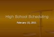 High school registration meeting 2 4-11