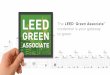 LEED Green Associate Presentation