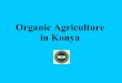 Organic agriculture in konya