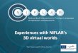 Experiences with 3D worlds at Niflar's final symposium, Utrecht
