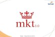 Mkt 3.0 - Causando experiência nos clientes com inovação e criatividade