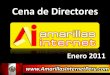 Cena de Directores - AmarillasInternet Perú