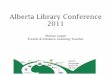 Alberta Library Conference Part 1