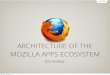 Architecture of the Mozilla Apps Ecosystem