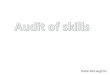 As work audit of skills