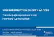 Pampel & Bertelmann: Von Subskription zu Open Access